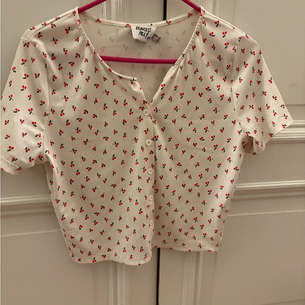 Princess Polly White Floral Women's Top